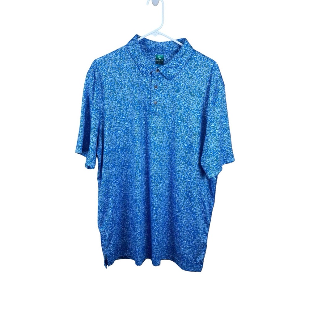 Pro Tour Polo Shirt Mens XL COOLPLAY Golf‎ Performance Short Sleeve Lightweight